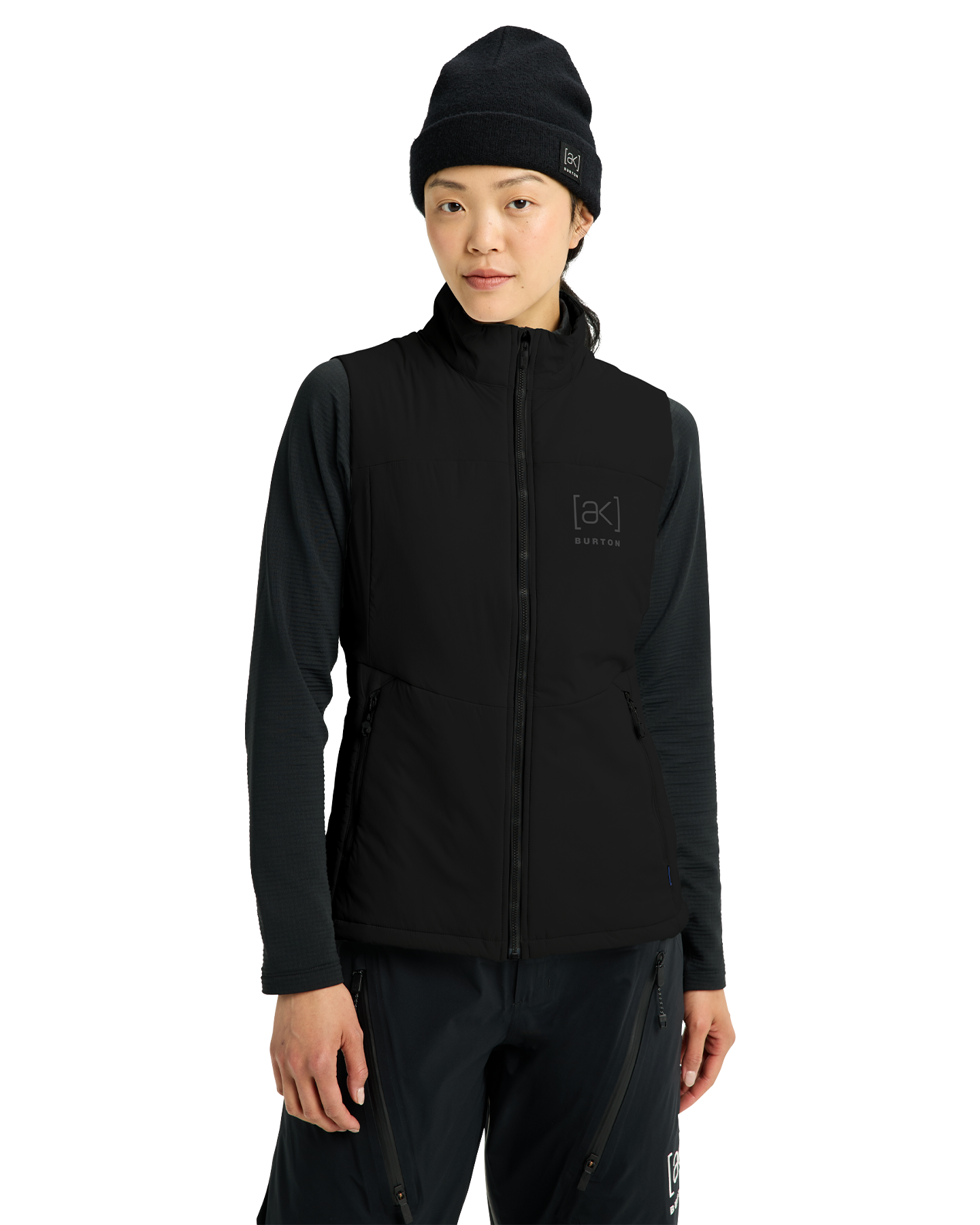 Burton Women's [ak]® Helium Stretch Insulated Vest - True Black Women's Jackets - Trojan Wake Ski Snow