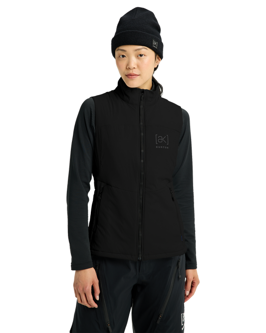 Burton Women's [ak]® Helium Stretch Insulated Vest - True Black Women's Jackets - Trojan Wake Ski Snow