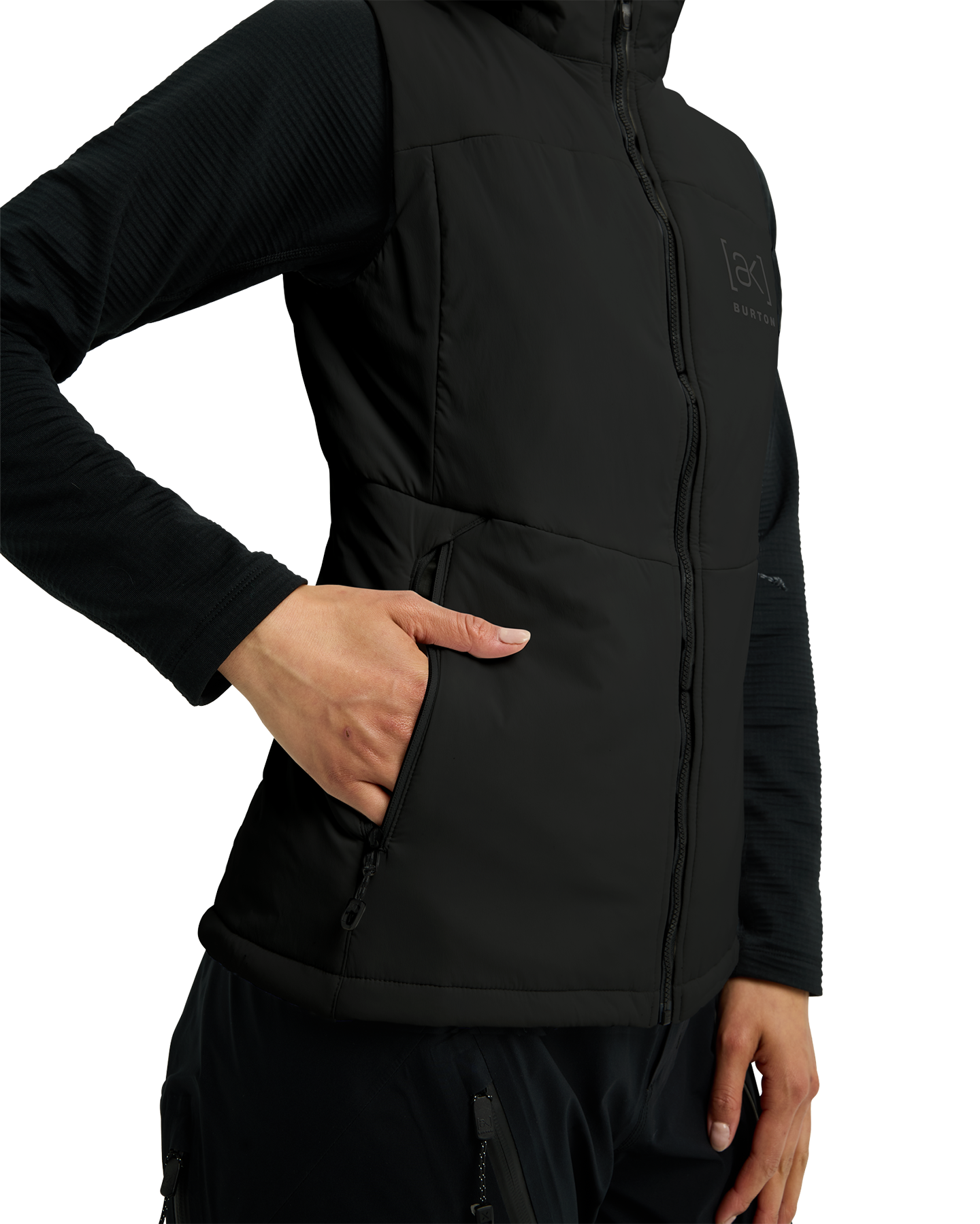 Burton Women's [ak]® Helium Stretch Insulated Vest - True Black Women's Jackets - Trojan Wake Ski Snow