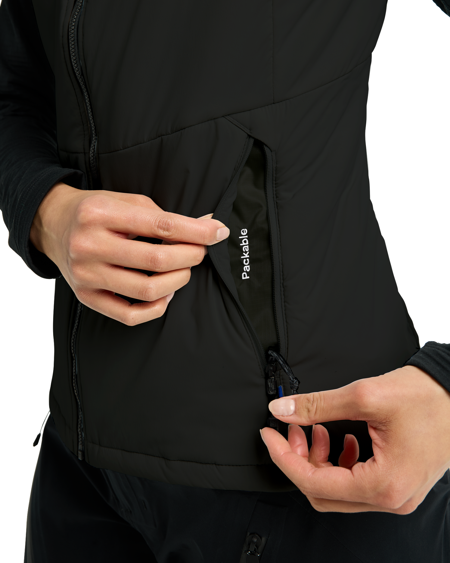 Burton Women's [ak]® Helium Stretch Insulated Vest - True Black Women's Jackets - Trojan Wake Ski Snow