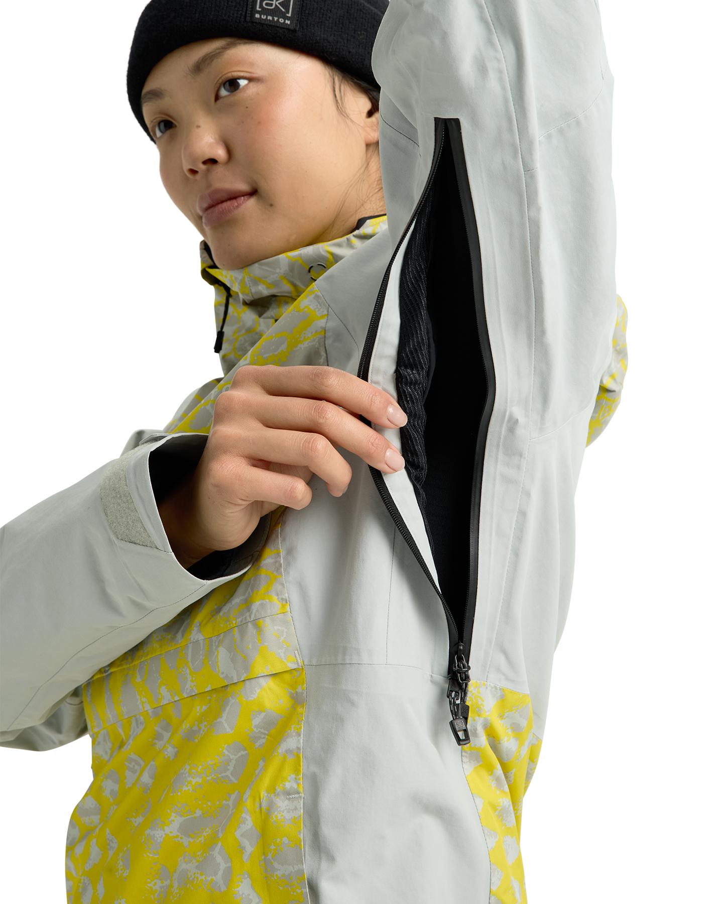 Burton Women's [ak]® Kimmy GORE-TEX® 2L Snow Anorak - Atomic Shatter/Gray Cloud Women's Snow Jackets - Trojan Wake Ski Snow