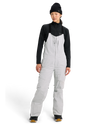 Burton Women's [ak]® Kimmy GORE-TEX® 2L Snow Bib Pants - Gray Cloud Women's Snow Bibs - Trojan Wake Ski Snow