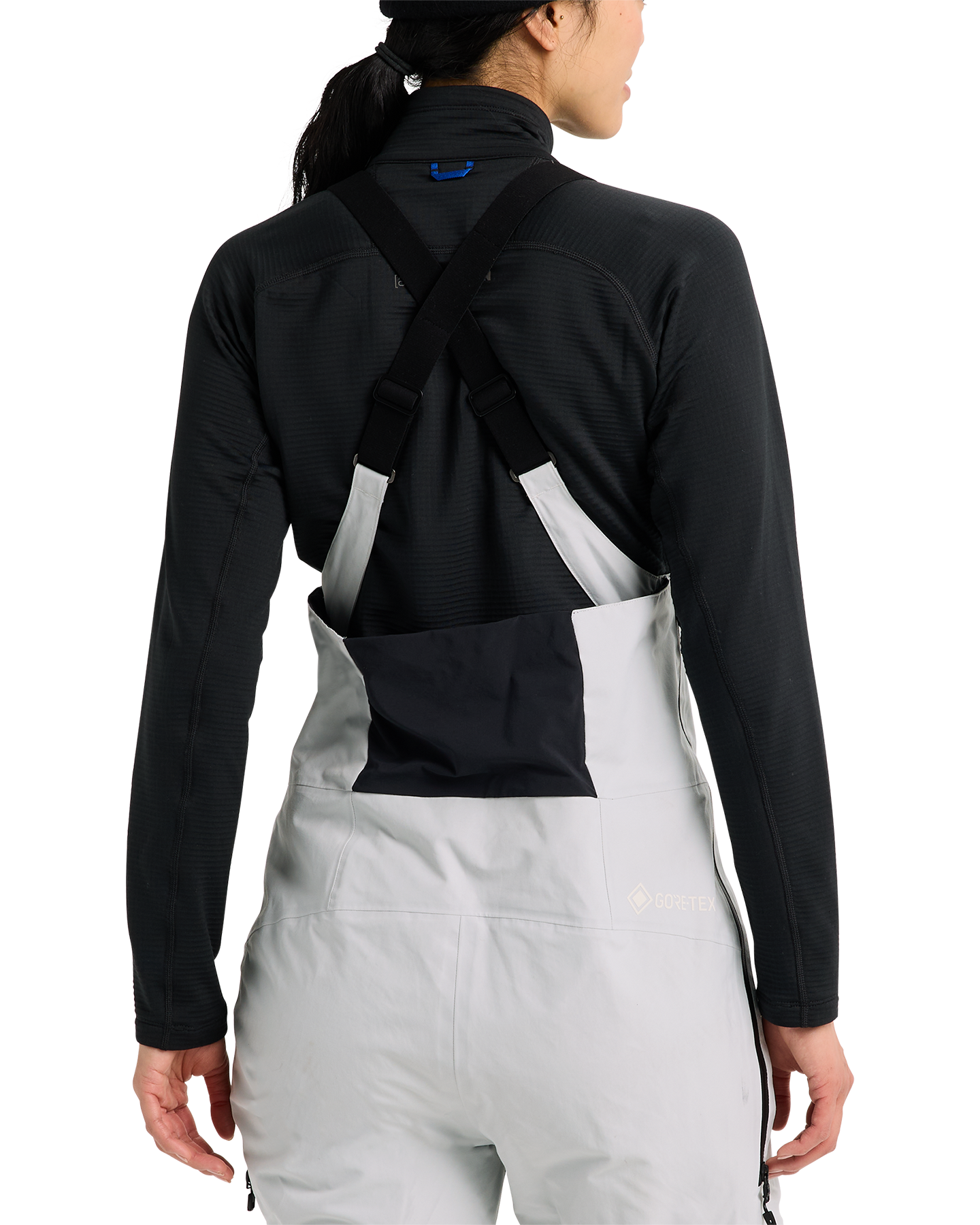 Burton Women's [ak]® Kimmy GORE-TEX® 2L Snow Bib Pants - Gray Cloud Women's Snow Bibs - Trojan Wake Ski Snow