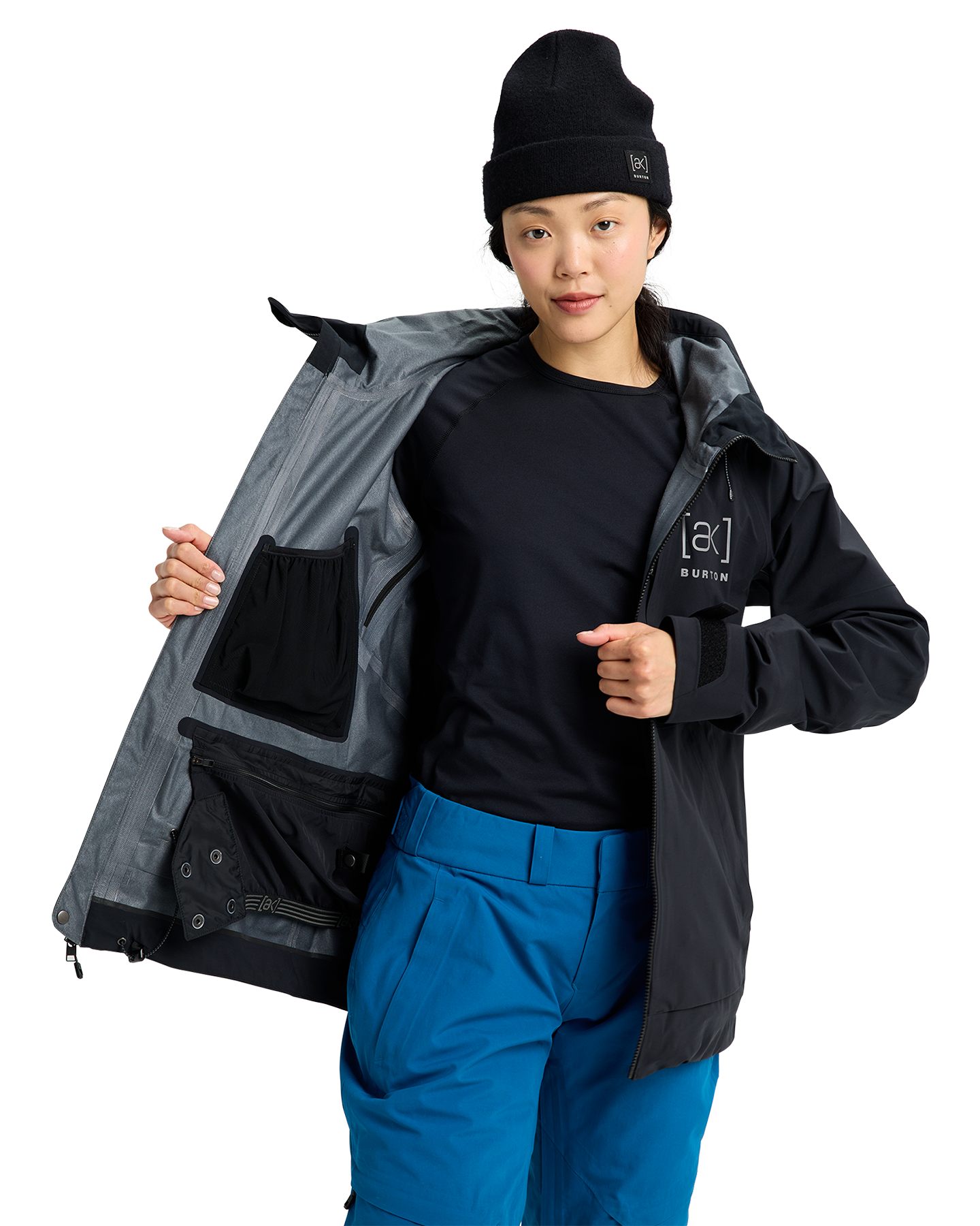 Burton Women's [ak]® Kimmy GORE-TEX® 3L Snow Jacket - True Black Women's Snow Jackets - Trojan Wake Ski Snow