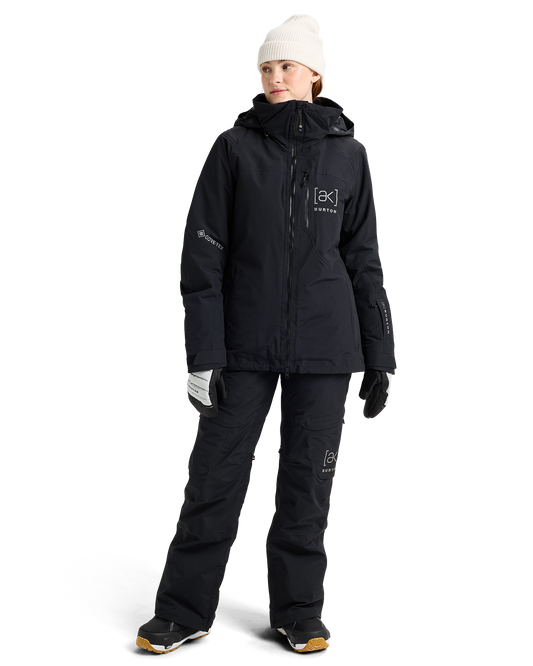Burton Women's Burton [ak]® Embark Gore‑Tex 2L Snow Jacket - True Black Women's Snow Jackets - Trojan Wake Ski Snow
