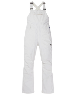 Burton Women's Avalon GORE-TEX® 2L Bib - Stout White Women's Snow Bibs - Trojan Wake Ski Snow