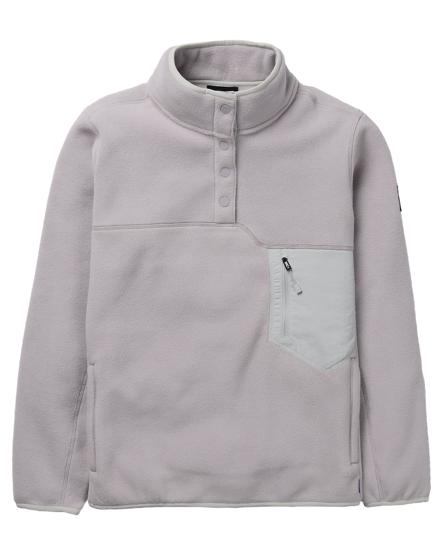 Burton Women's Cinder Fleece Pullover - Washed Lavender Women's Fleece - Trojan Wake Ski Snow