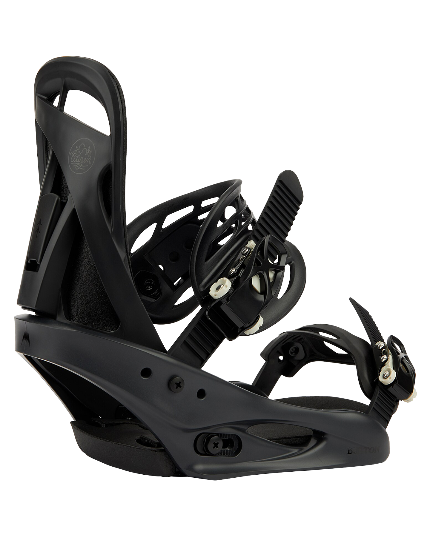 Burton Women's Citizen Re:Flex Snowboard Bindings - Black Women's Snowboard Bindings - Trojan Wake Ski Snow