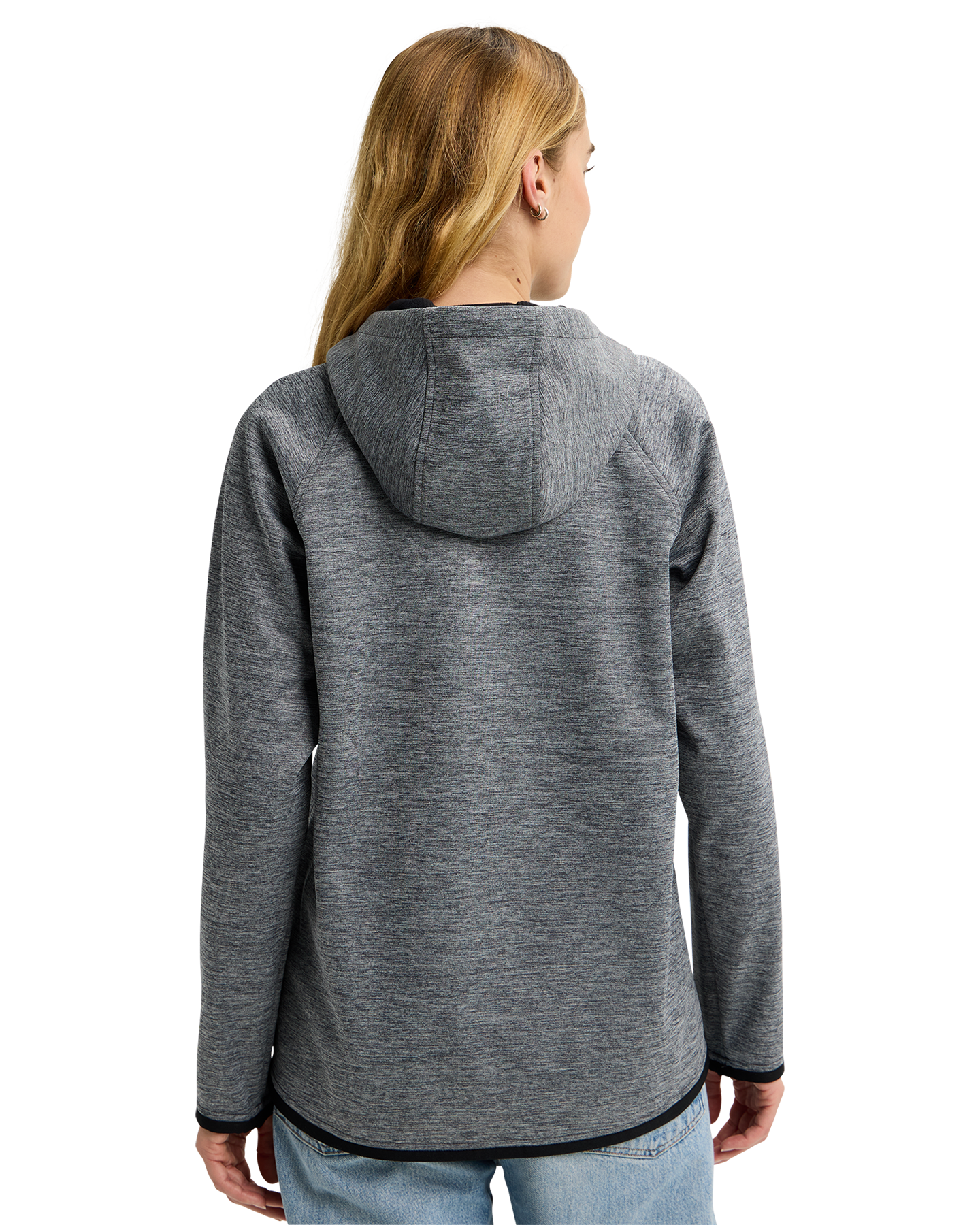 Burton Women's Crown Weatherproof Hoodie Pullover Fleece - True Black Heather Women's Hoodies - Trojan Wake Ski Snow