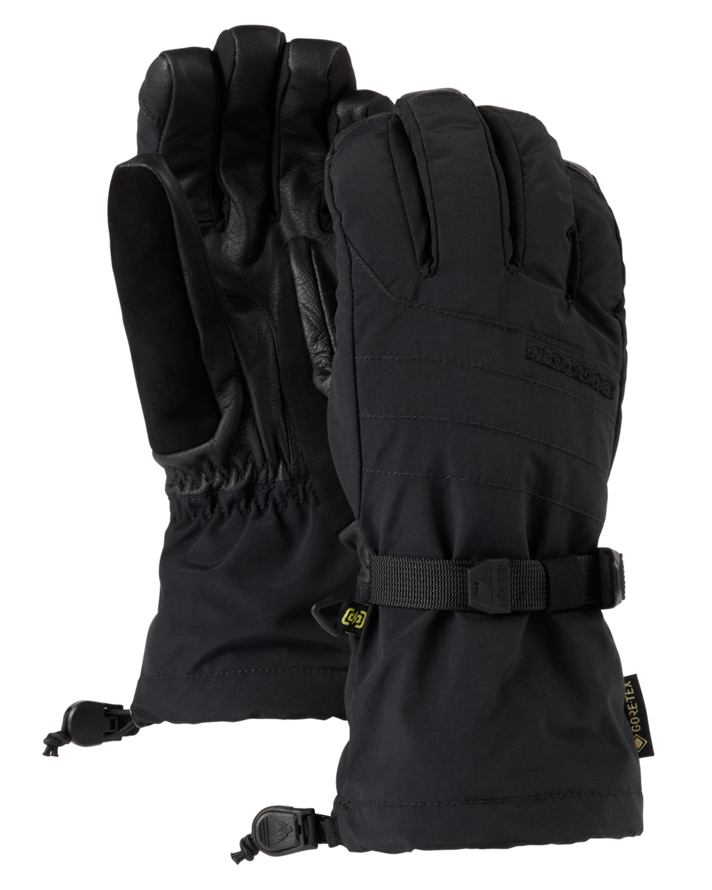 Burton Women's Deluxe Gore‑Tex Snow Gloves - True Black Women's Snow Gloves & Mittens - Trojan Wake Ski Snow
