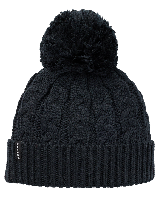 Burton Women's Fleece Lined Zippy Beanie - True Black