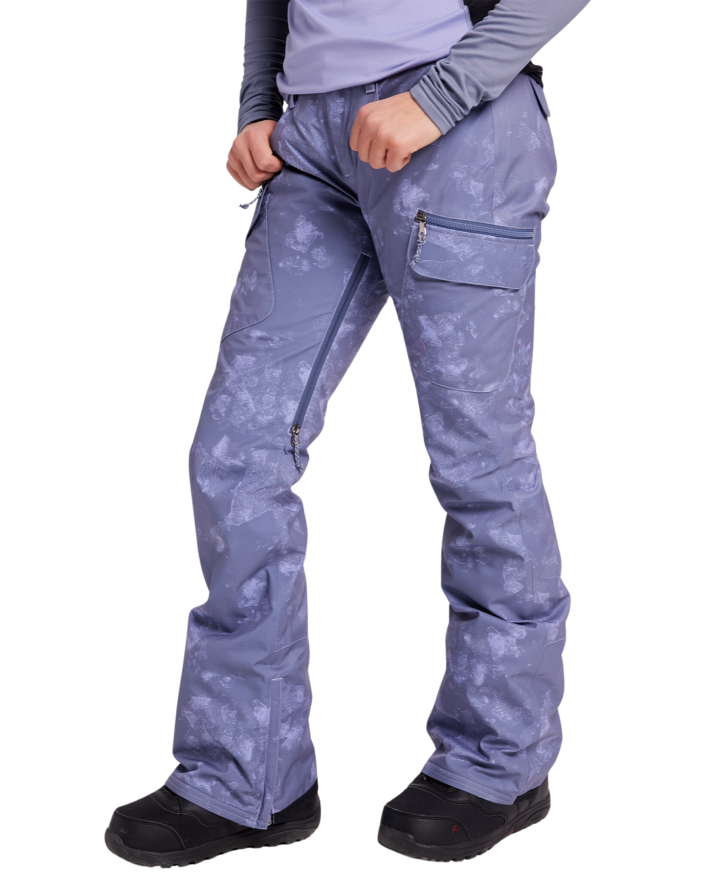 Burton Women's Gloria Insulated Pant - Crystalline - (M) Women's Snow Pants - Trojan Wake Ski Snow