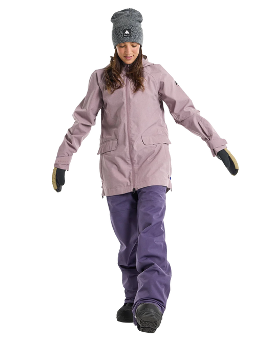 Burton Women's Lalik 2L Snow Jacket - Elderberry Women's Snow Jackets - Trojan Wake Ski Snow