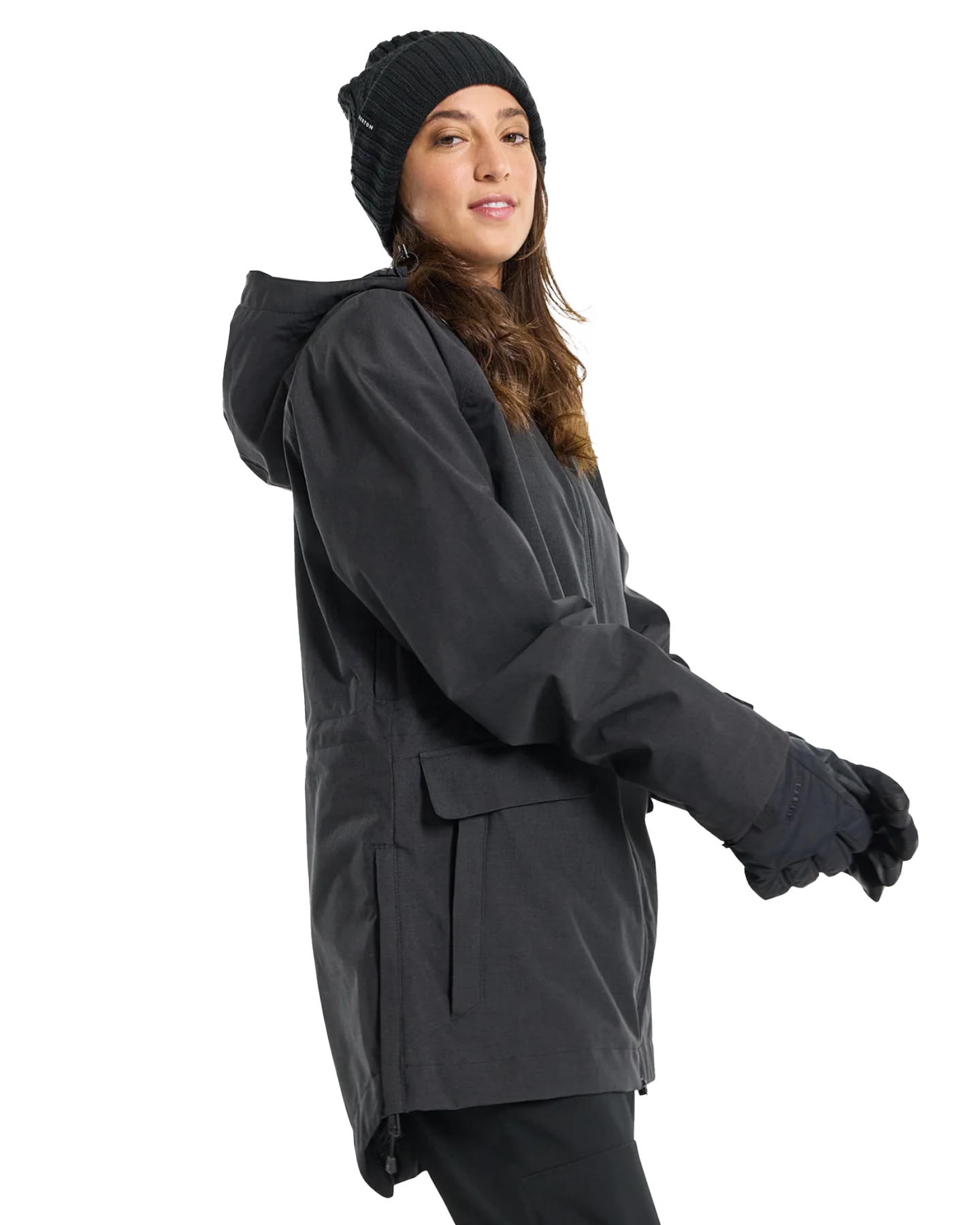Burton Women's Lalik 2L Snow Jacket - True Black Women's Snow Jackets - Trojan Wake Ski Snow