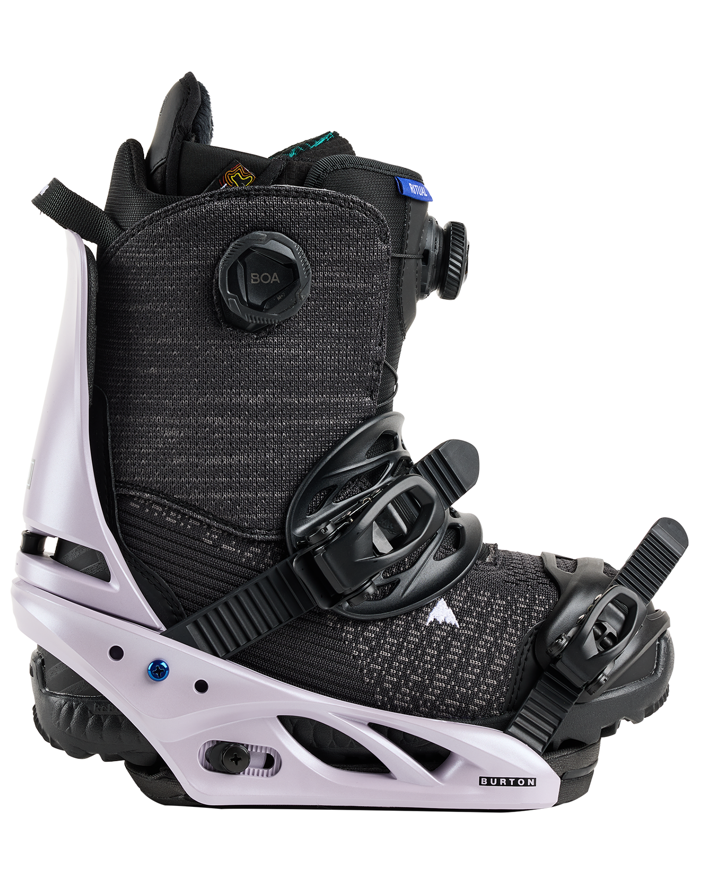 Burton Women's Lexa Re:Flex Snowboard Bindings - Washed Lavender Women's Snowboard Bindings - Trojan Wake Ski Snow