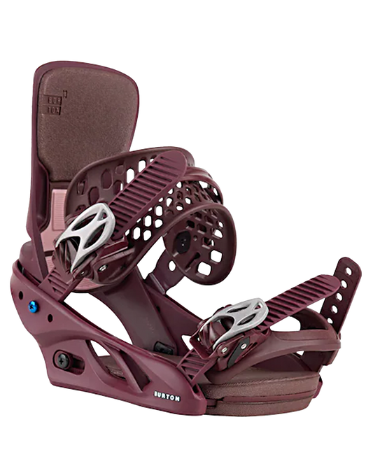 Burton Women's Lexa X Re:Flex Snowboard Bindings - Almandine - 2024 Snowboard Bindings - Womens - Trojan Wake Ski Snow