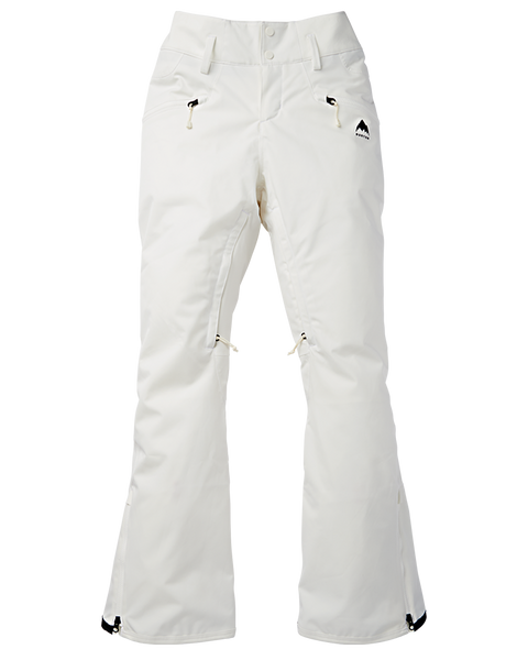 Burton Women's Marcy High Rise Stretch 2L Snow Pants Stout White
