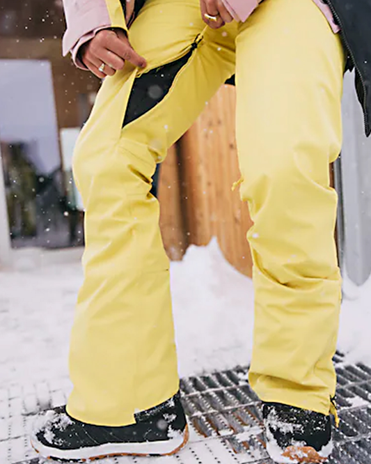 Burton Women's Marcy High Rise Stretch 2L Snow Pants - Sulfur Women's Snow Pants - Trojan Wake Ski Snow