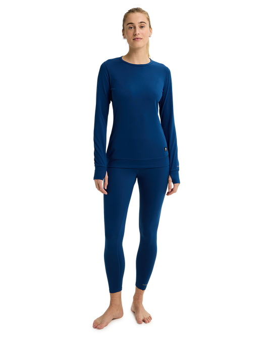 Burton Women'S Midweight Base Layer Crewneck - Nightfall Women's Thermal Tops - Trojan Wake Ski Snow