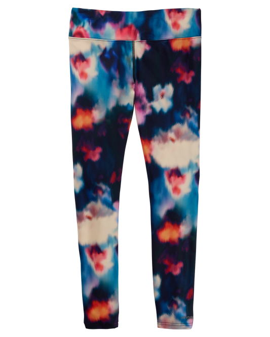 Burton Women's Midweight Base Layer Pants - Floral Blur Women's Thermal Bottoms - Trojan Wake Ski Snow
