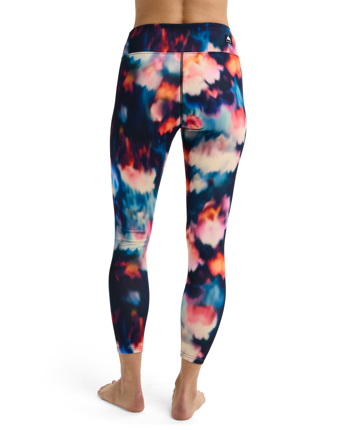 Burton Women's Midweight Base Layer Pants - Floral Blur Women's Thermal Bottoms - Trojan Wake Ski Snow