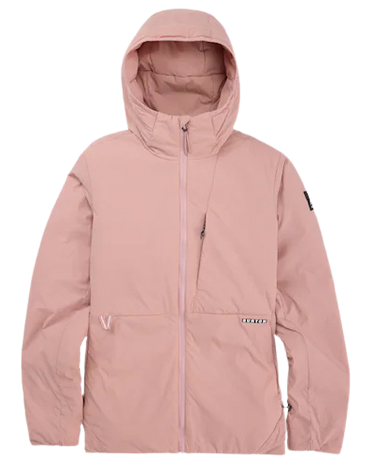 Burton Women's Multipath Hooded Insulated Jacket - Powder Blush (L) Women's Snow Jackets - Trojan Wake Ski Snow