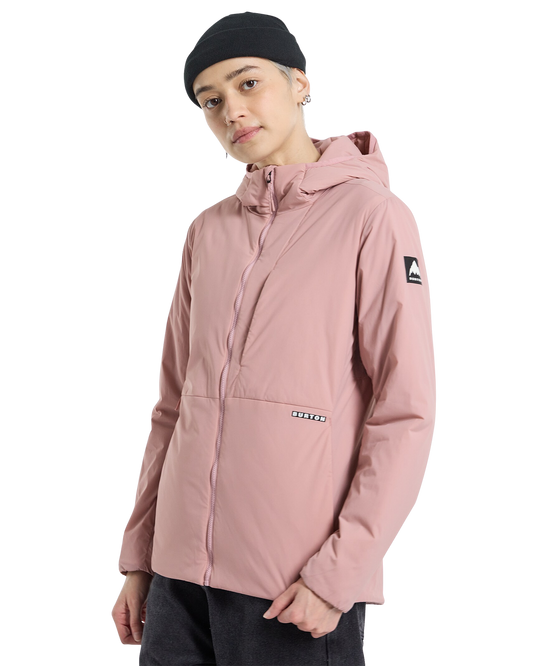 Burton Women's Multipath Hooded Insulated Jacket - Powder Blush (L) Women's Snow Jackets - Trojan Wake Ski Snow