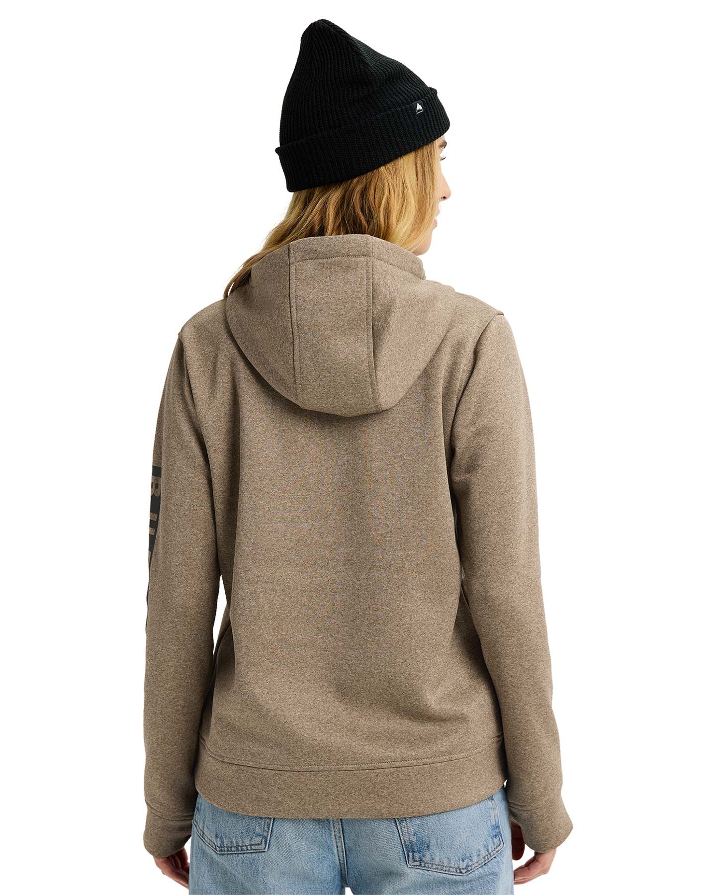 Burton Women's Oak Pullover Hoodie - Summit Taupe Heather Women's Hoodies - Trojan Wake Ski Snow