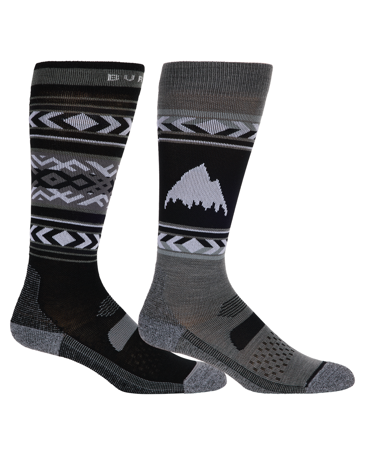 Burton Women's Performance Lightweight Socks (2-Pack) - True Black Women's Socks - Trojan Wake Ski Snow