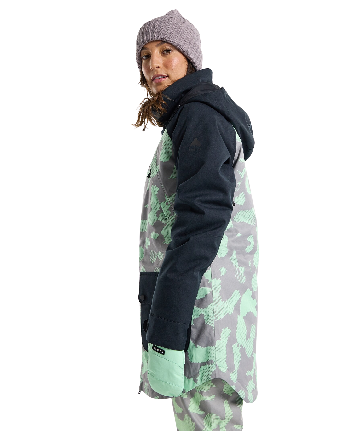 Burton Women's Prowess Snow Jacket - Rosette/True Black Women's Snow Jackets - Trojan Wake Ski Snow