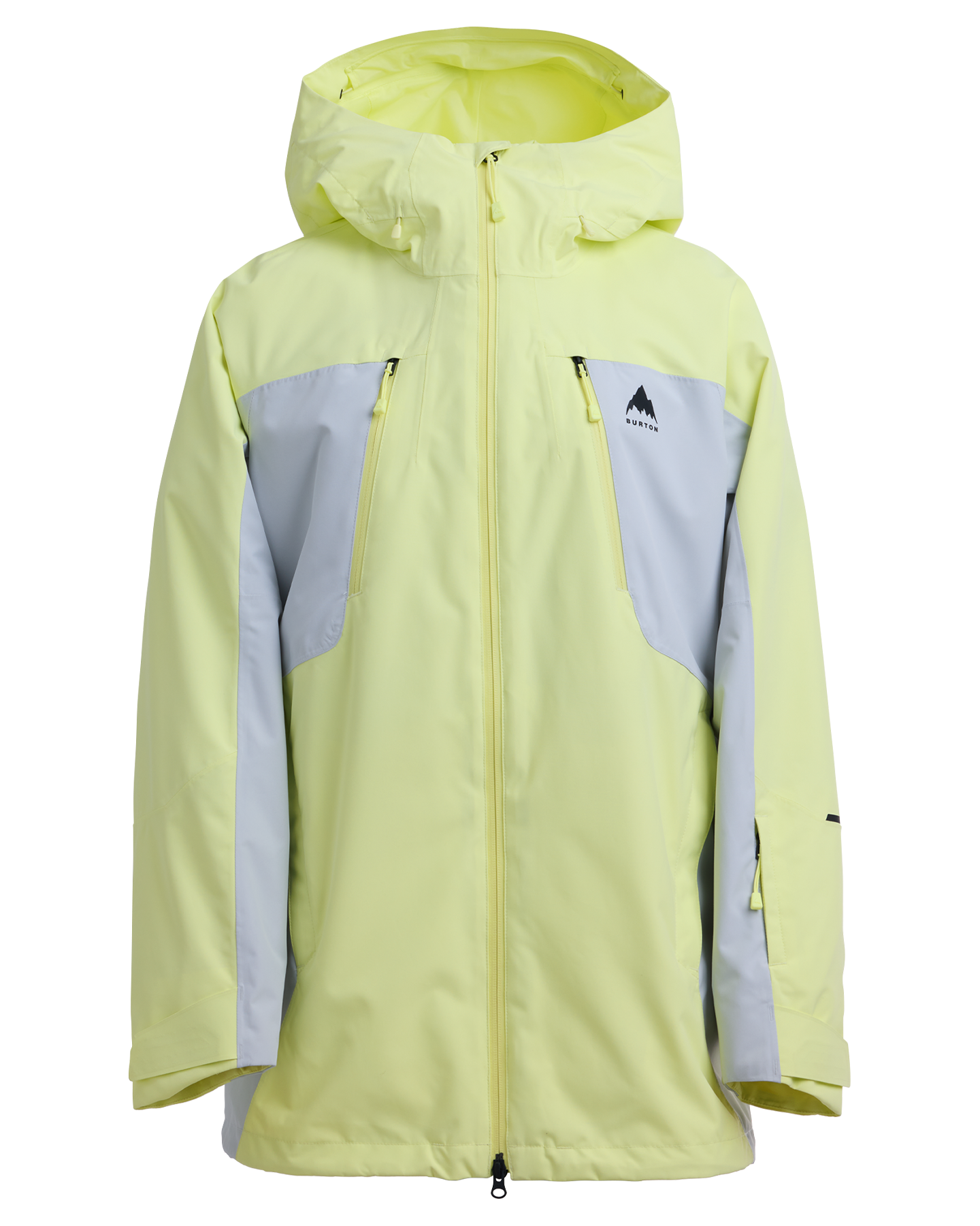 Burton Women's Reserve 2L 3-In-1 Snow Jacket - Glow Yellow Green/Gray Cloud Women's Snow Jackets - Trojan Wake Ski Snow