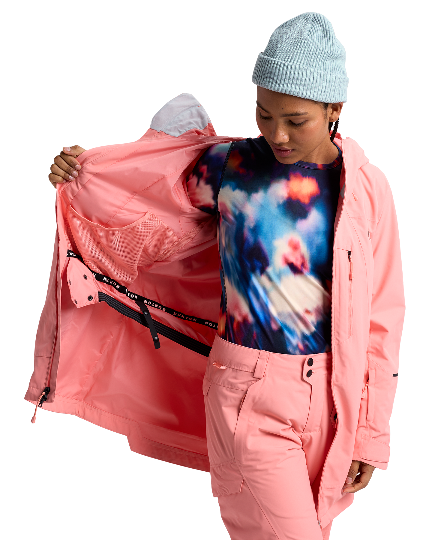 Burton Women's Reserve 2L Insulated Snow Jacket - Sunrise Coral Women's Snow Jackets - Trojan Wake Ski Snow