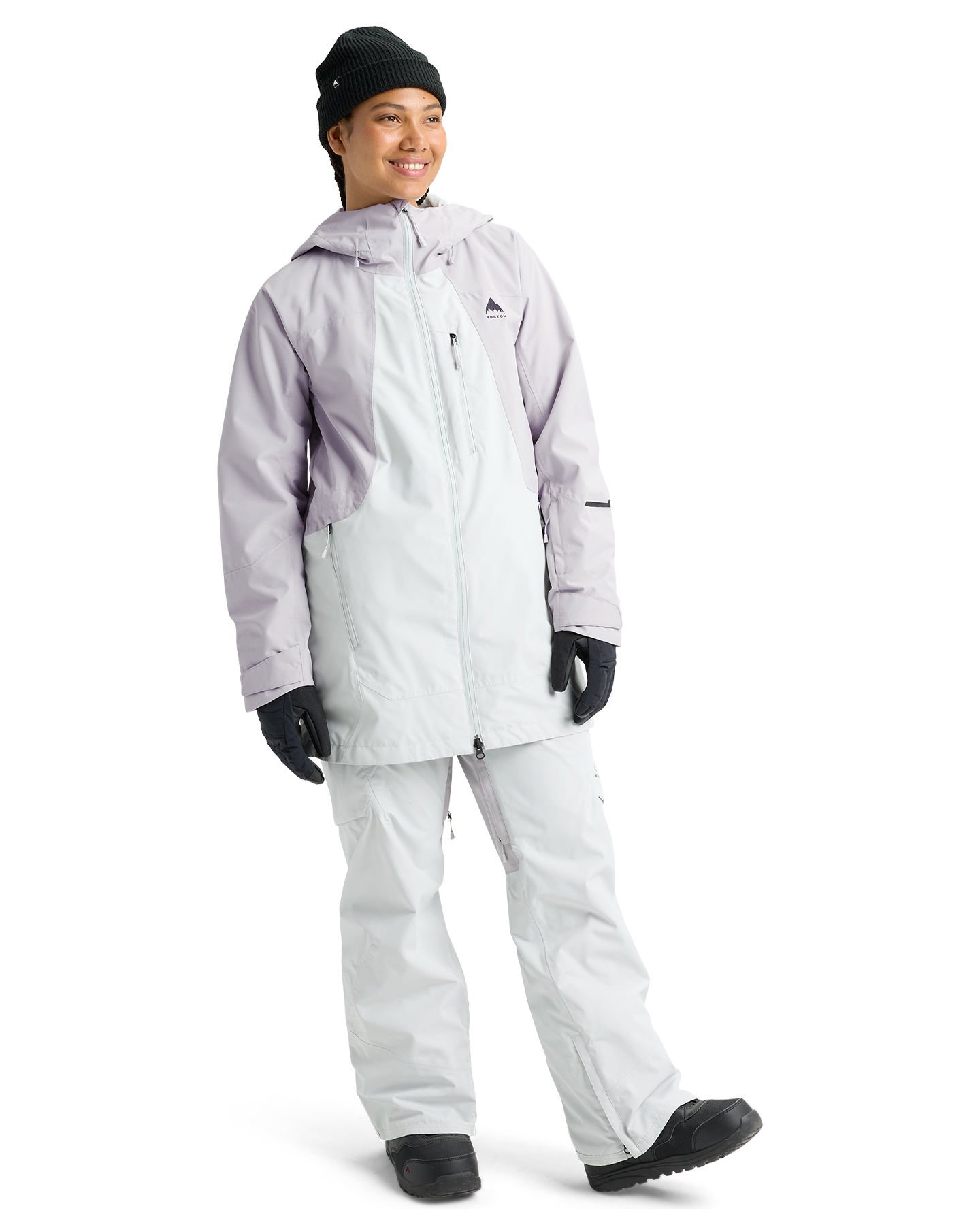 Burton Women's Reserve 2L Insulated Snow Jacket - Washed Lavender/Gray Cloud Women's Snow Jackets - Trojan Wake Ski Snow