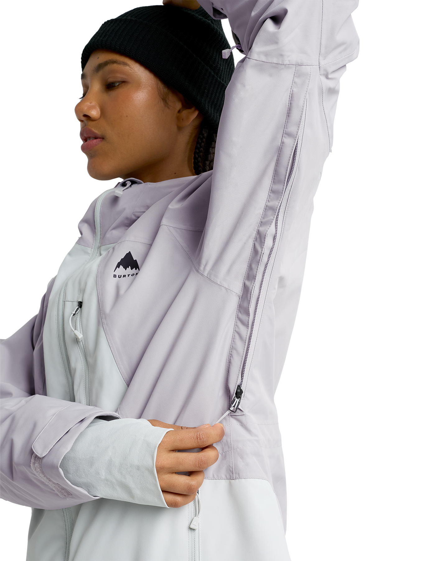 Burton Women's Reserve 2L Insulated Snow Jacket - Washed Lavender/Gray Cloud Women's Snow Jackets - Trojan Wake Ski Snow