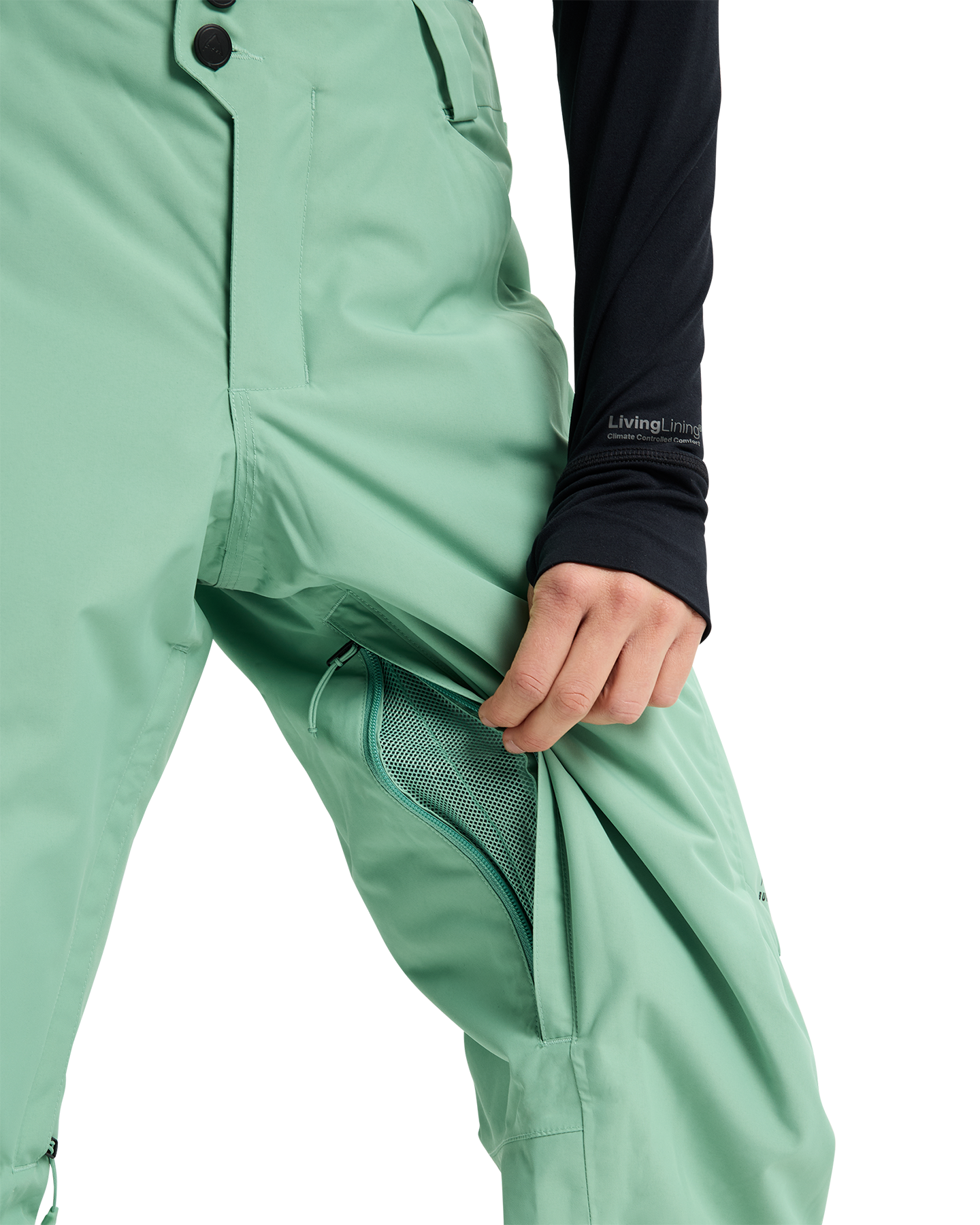 Burton Women's Reserve 2L Insulated Snow Pants - Soft Sage Women's Snow Pants - Trojan Wake Ski Snow