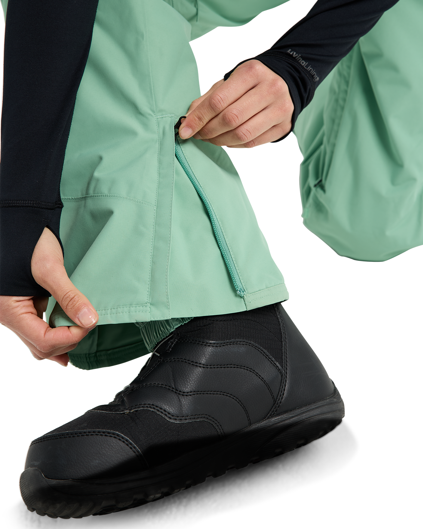 Burton Women's Reserve 2L Insulated Snow Pants - Soft Sage Women's Snow Pants - Trojan Wake Ski Snow