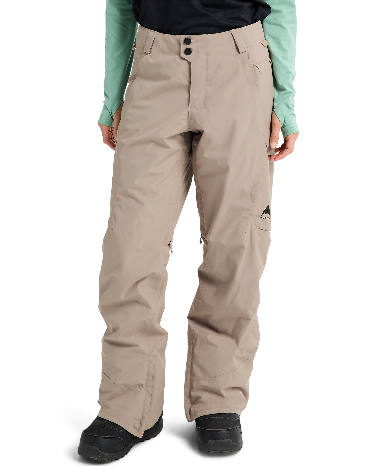 Burton Women's Reserve 2L Insulated Snow Pants - Summit Taupe Women's Snow Pants - Trojan Wake Ski Snow