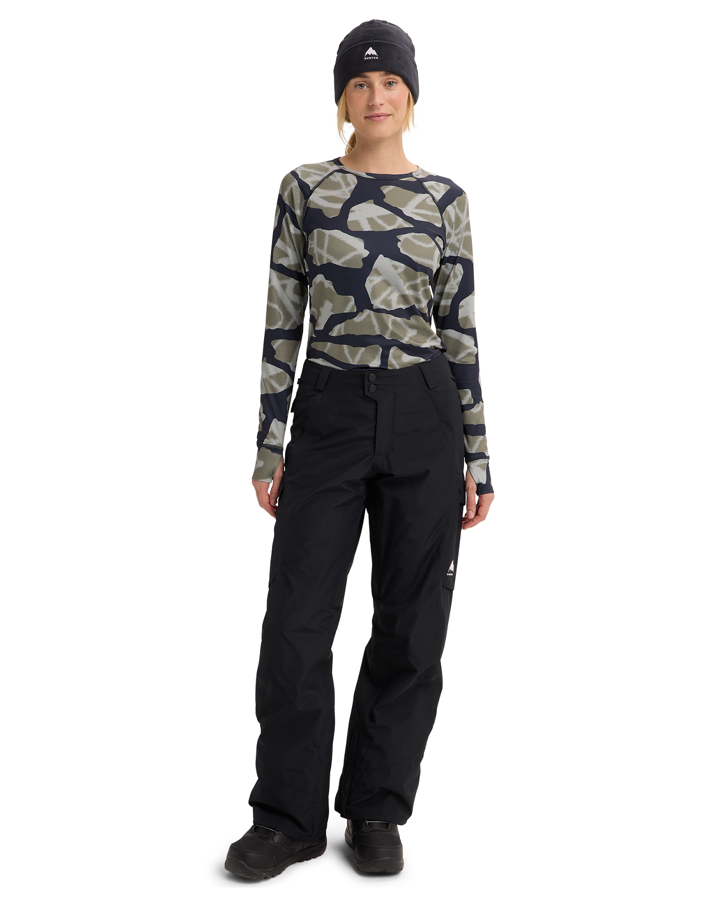 Burton Women's Reserve 2L Insulated Snow Pants - True Black Women's Snow Pants - Trojan Wake Ski Snow