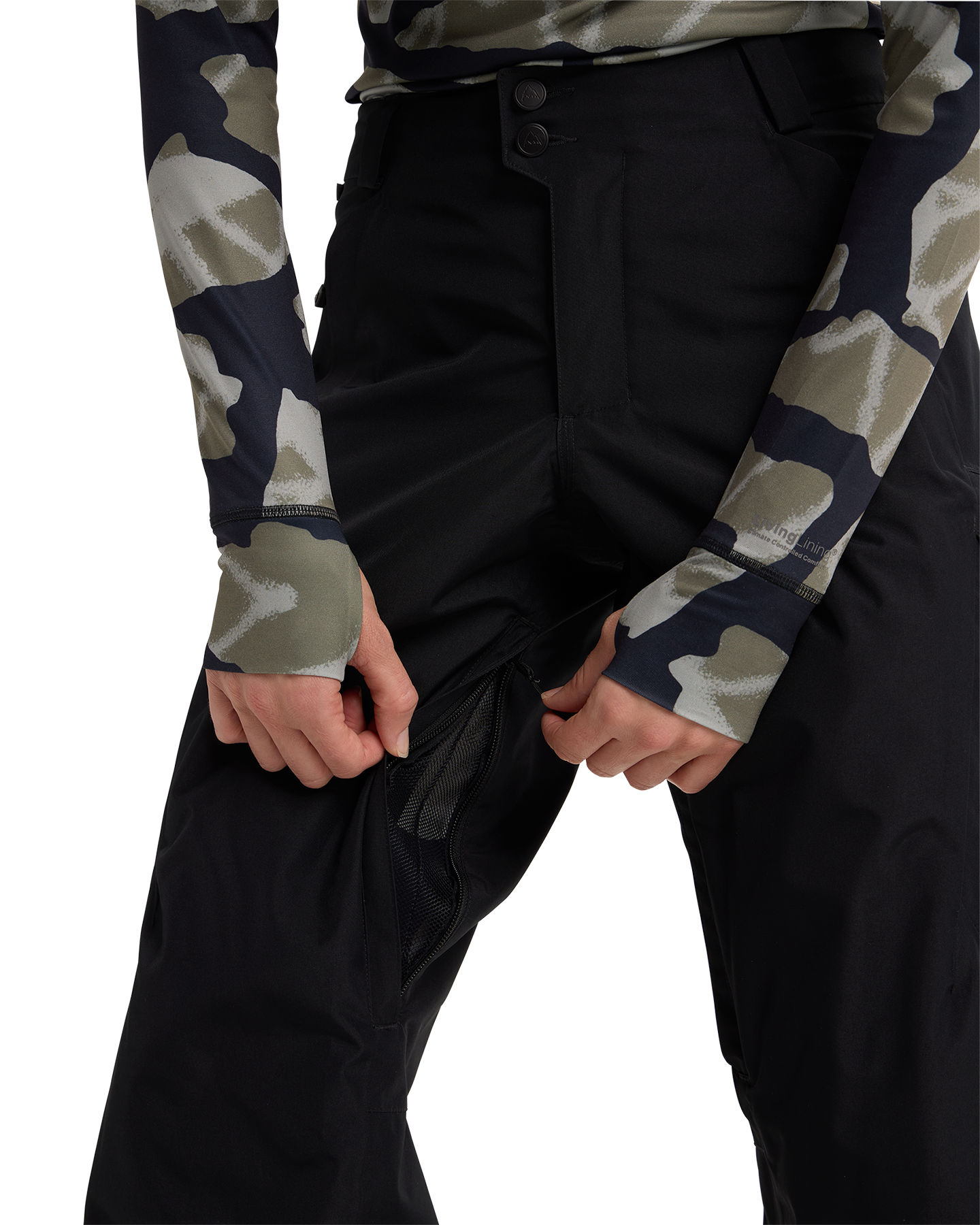 Burton Women's Reserve 2L Insulated Snow Pants - True Black Women's Snow Pants - Trojan Wake Ski Snow