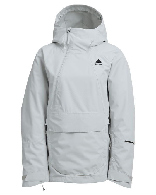 Burton Women's Reserve 2L Relaxed Snow Anorak - Gray Cloud