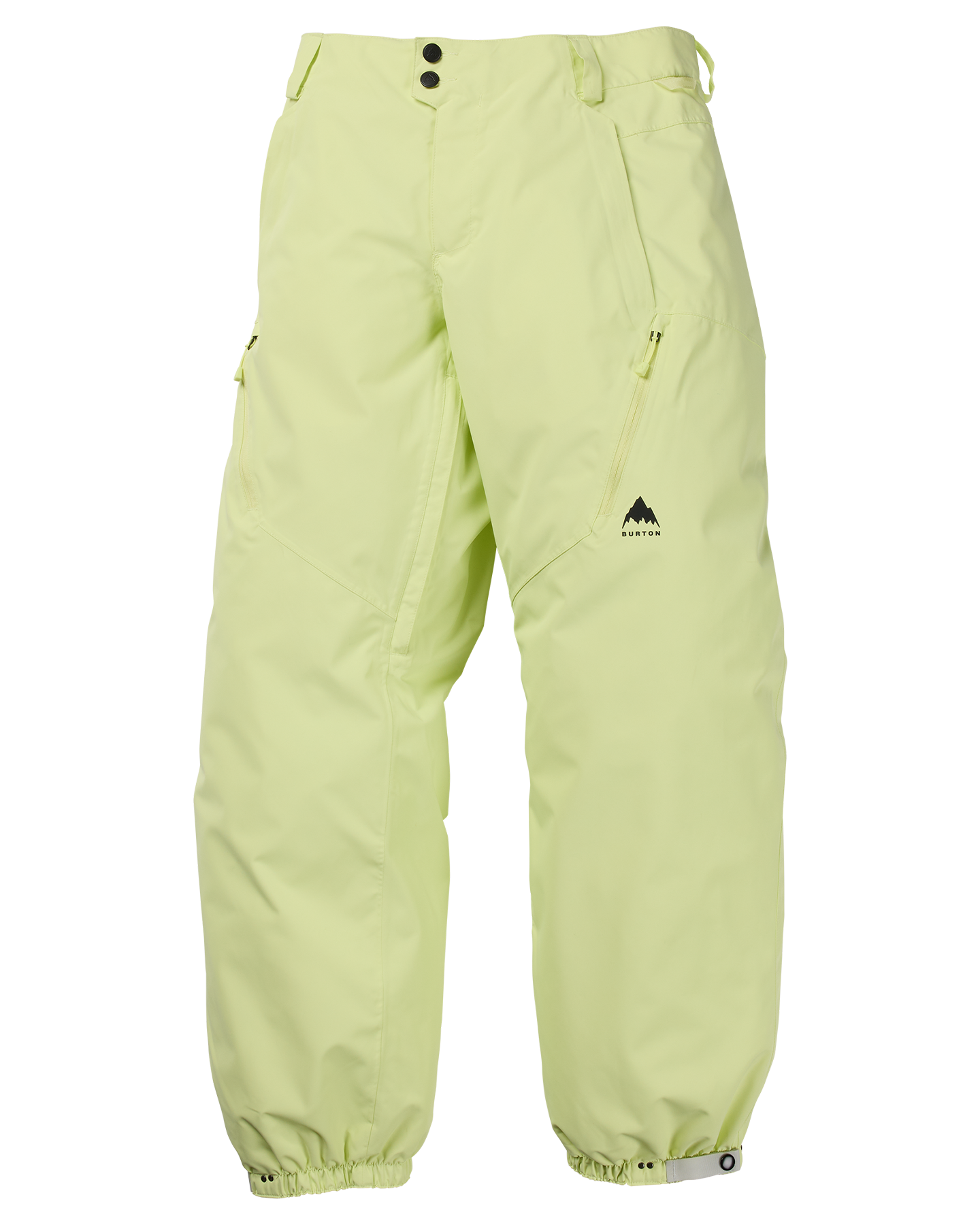 Burton Women's Reserve 2L Relaxed Snow Pants - Glow Yellow Green Women's Snow Pants - Trojan Wake Ski Snow