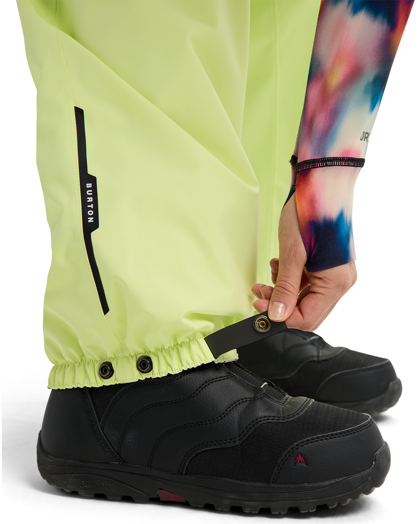 Burton Women's Reserve 2L Relaxed Snow Pants - Glow Yellow Green Women's Snow Pants - Trojan Wake Ski Snow