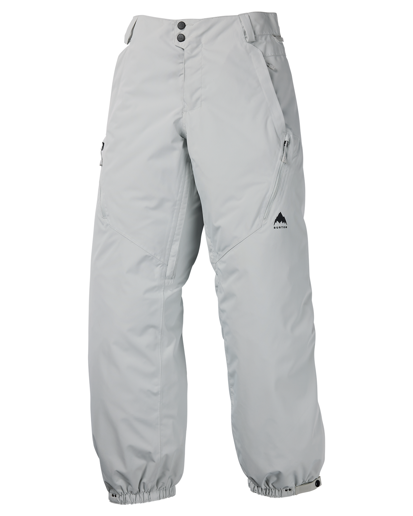 Burton Women's Reserve 2L Relaxed Snow Pants - Gray Cloud Women's Snow Pants - Trojan Wake Ski Snow