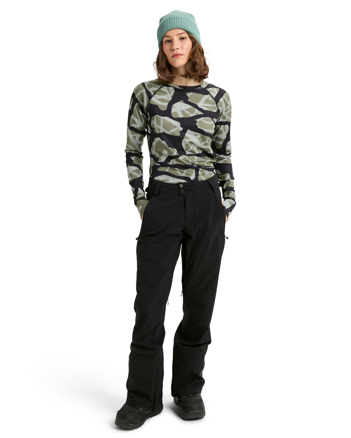 Burton Women's Reserve 2L Stretch Snow Pants - True Black Women's Snow Pants - Trojan Wake Ski Snow