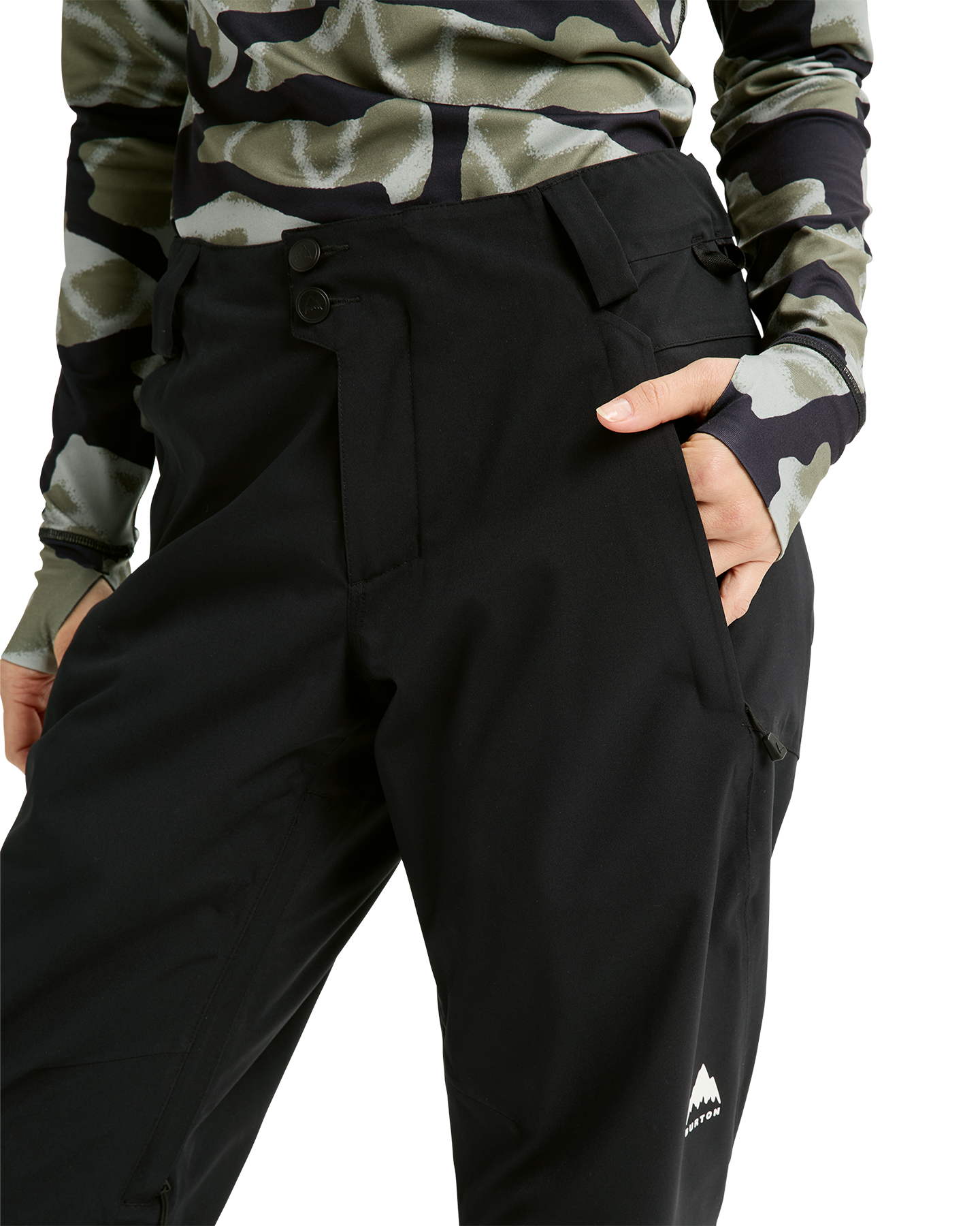 Burton Women's Reserve 2L Stretch Snow Pants - True Black Women's Snow Pants - Trojan Wake Ski Snow
