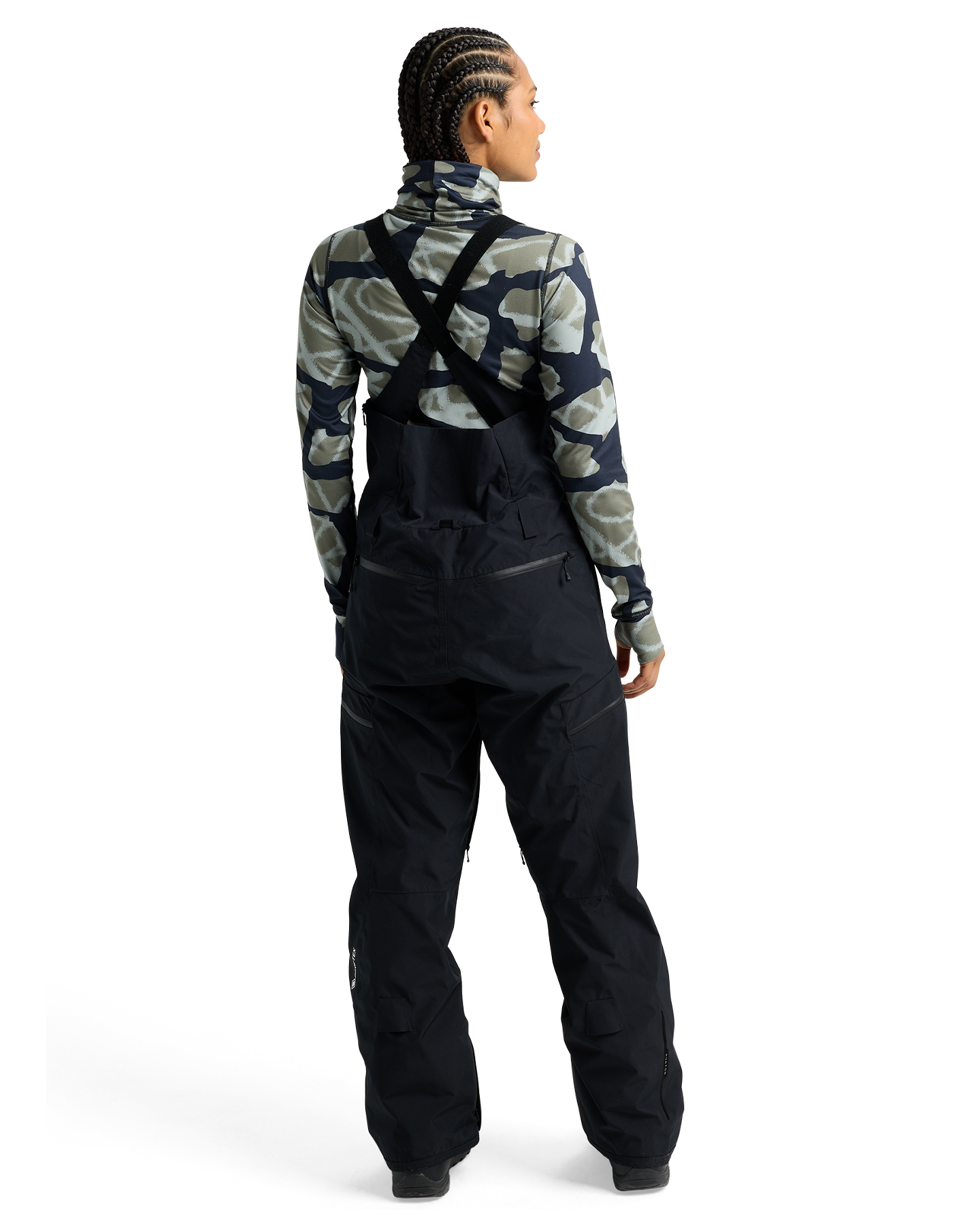 Burton Women's Reserve GORE-TEX® 2L Snow Bib Pants - True Black Women's Snow Bibs - Trojan Wake Ski Snow