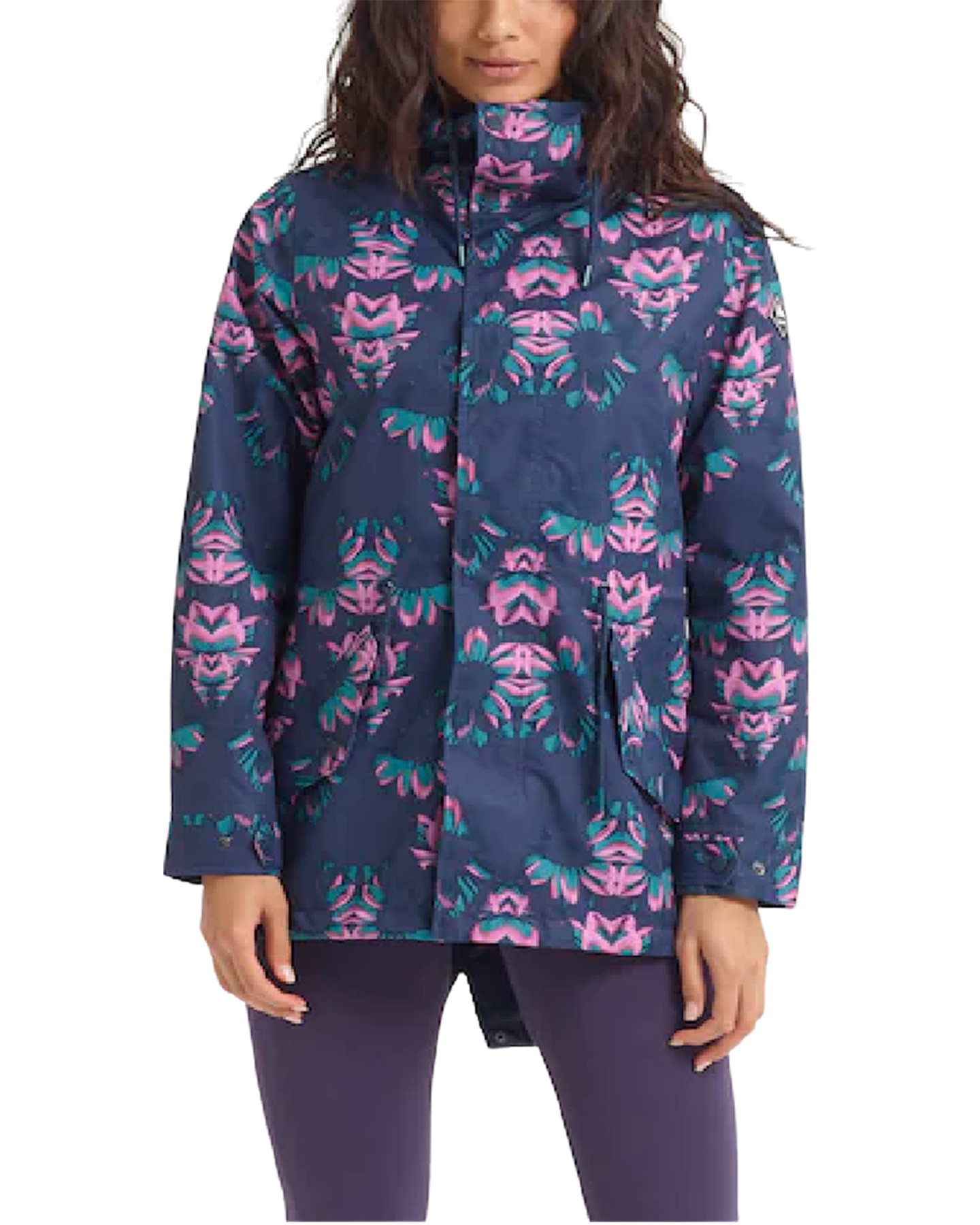 Burton Women's Sadie Rain Jacket - Dress Blue Stylus (L) Women's Snow Jackets - Trojan Wake Ski Snow