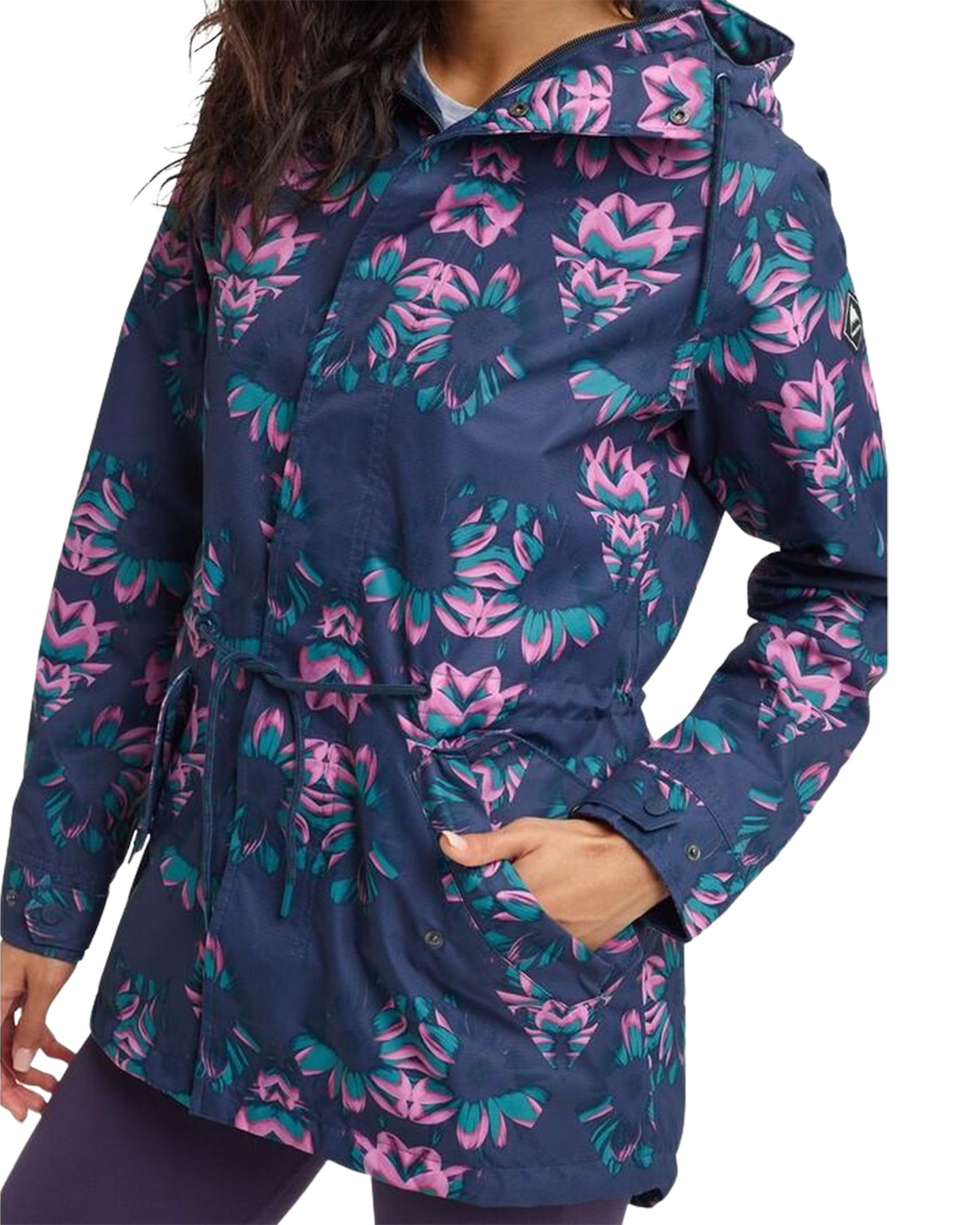 Burton Women's Sadie Rain Jacket - Dress Blue Stylus (L) Women's Snow Jackets - Trojan Wake Ski Snow