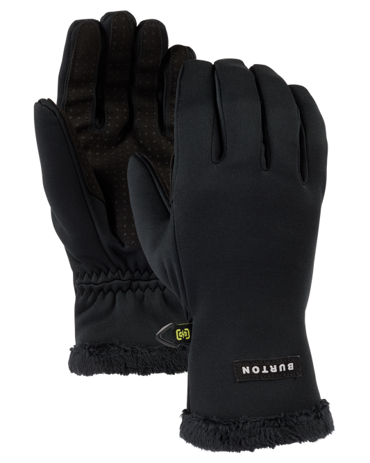 Burton Women's Sapphire Snow Gloves - True Black Women's Snow Gloves - Trojan Wake Ski Snow