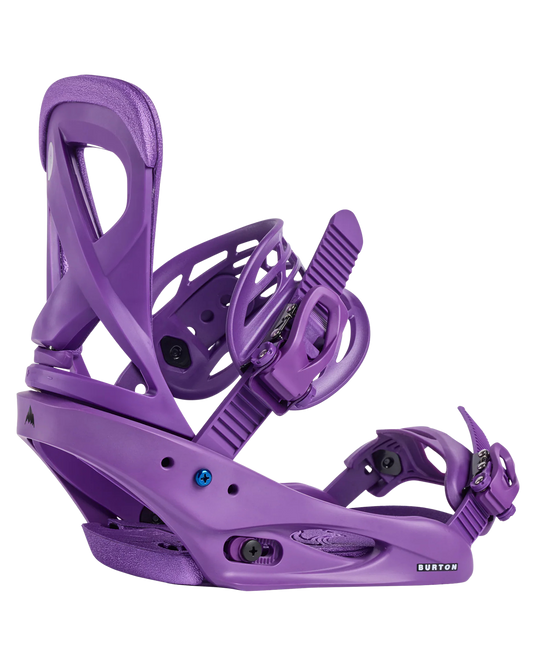 Burton Women's Scribe Re:Flex Snowboard Bindings - Imperial Purple Women's Snowboard Bindings - Trojan Wake Ski Snow
